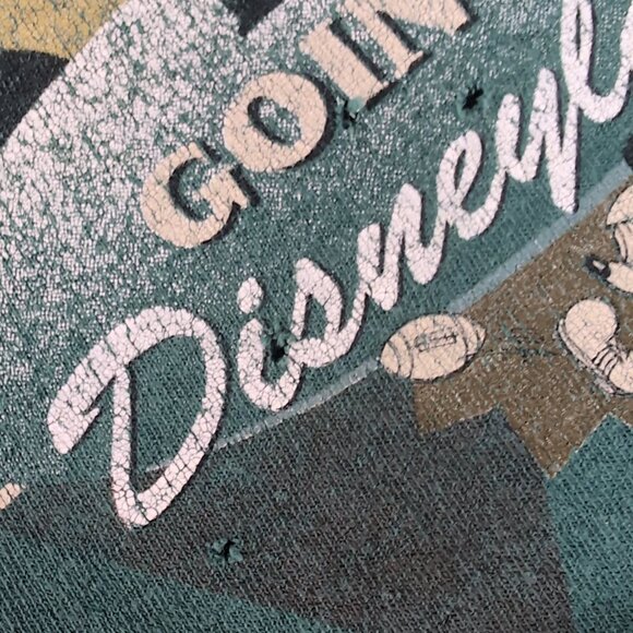Disney Mickey Mouse “I’m Going to Disneyland” Graphic Tee Green – Unisex - Picture 3 of 11